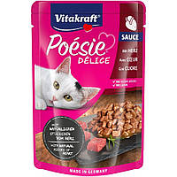 Влажный корм для котов Vitakraft Poésie Délice pouch 85г (сердца в соусе) p