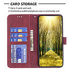 Чохол-книжка BF Color Geometric для Motorola E20 / E30 / E40 Rose Red, фото 5