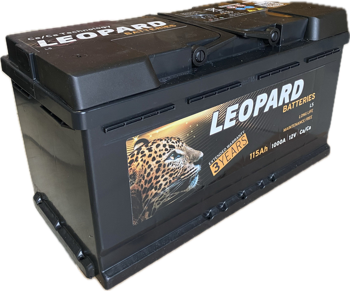 Акумулятор автомобільний LEOPARD 115 Ah (R+) (1000A) L5 (Poland)