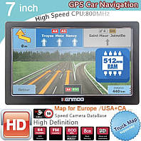 Автомобильный GPS-навигатор 7" Kenmoo RAM 512 Mb/8 Gb/ навигатор в машину IGO Primo