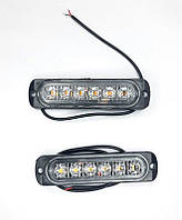 Габаритні ліхтарі I-CL-6LED-W 12-24V білі h