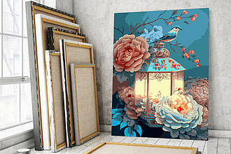 Картини за номерами 40*50 "Вінтажний ліхтар" NoGS1045, Strateg