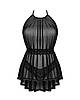 Комплект жіночий із топа, трусиків Obsessive SERAFIA BABYDOLL&thong, фото 3