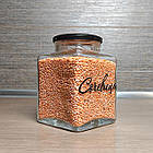 Скляні банки для сипучих 1062 мл (4 шт.) укр., фото 6