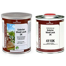 Лак 2К Borma Wachs EXTERIOR WOOD LACK 2K, 1л+1л