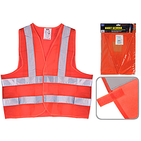 Жилет безпеки світловідбивний ЖБ-006 XXL (orange) h