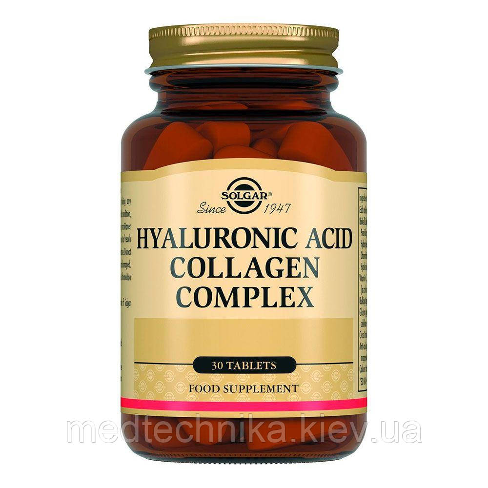Комплекс колагену та гіалуронової кислоти, 30 таблеток, Solgar, фото 1