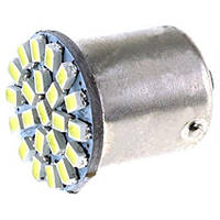 Лампочка 24V с больш. цок. 22LED S25-059 3020-22 290Lumen l