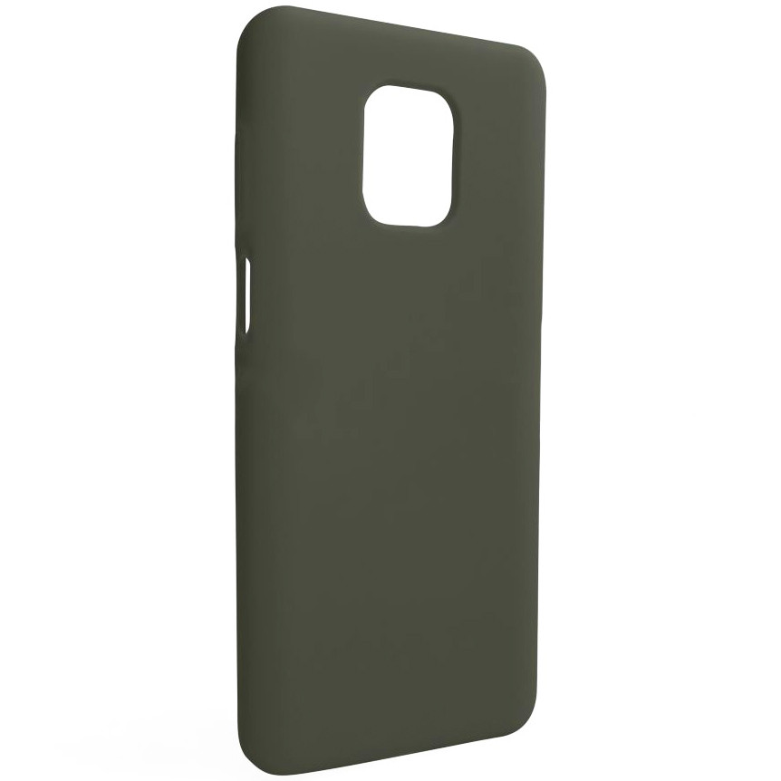 Чохол Full Silicone Case для Xiaomi Redmi Note 9s / Note 9 Pro / Note 9 Pro Max Dark Olive, фото 1