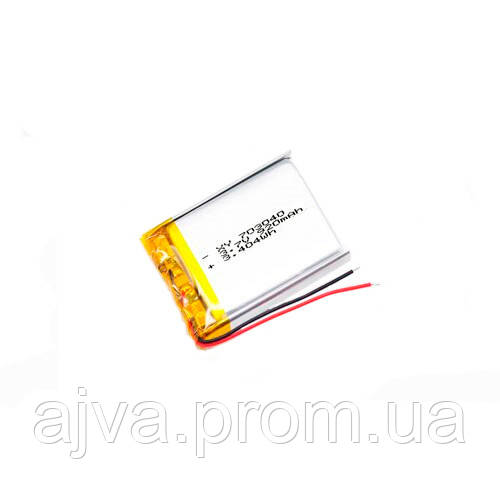Акумулятор 703040 Li-pol 3.7В 920мАч для RC моделей MP3 MP4 DVR GPS h