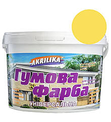 Гумова фарба Akrilika жовтий 3.2 кг