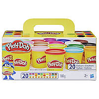 Набор пластилина из 20 баночек Play-Doh Hasbro A7924