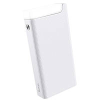 УМБ портативное зарядное Power Bank HOCO J62 30000 mAh, 3USB, Type-C, 2A, белое l