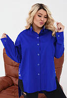 Модная женская классическая блузка рубашка 46-60 размер