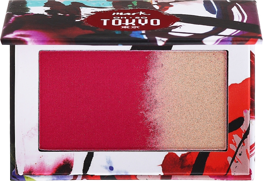 Уценка! Термін до 10/23. Avon Mark Oh So Tokyo рум'яна хайлайтер із дзеркалом 6 г, Sweet Plum