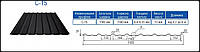 Профнастил С-15 с микрорибером 0.4 мм RAL 9006 Rogo Китай