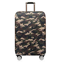 Чехол для дорожного чемодана на чемодан защитный 25-28" L, Камуфляж h