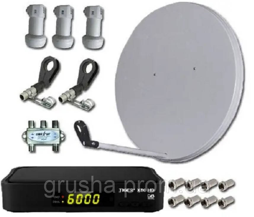 Базовый HD Стандарт с Wi-Fi - комплект спутникового ТВ на 3 спутника g - фото 1 - id-p2101992714