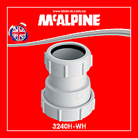 Муфта редукционная компрессионная 32х40 мм с двумя гайками 3240H-WH McAlpine