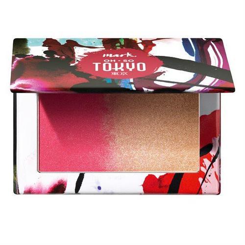 Уценка! Термін до 10/23. Avon Mark Oh So Tokyo рум'яна хайлайтер із дзеркалом 6 г, Blossom Freeze