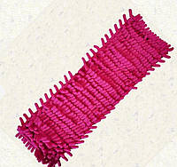 Сменная насадка для швабры Time-to-clean Лапша, из микрофибры, 50см, розовый