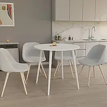 Стіл обідній круглий (Ø 780мм) у кухню, вітальню з ЛДСП Сет-4 Неман