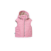 Жилет дитячий для дівчинки Trendy Tot 03-00786 з капюшоном від 18 місяців до 5 років - рожевий, 86 см (18