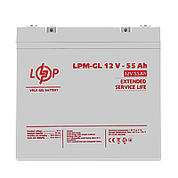 Аккумулятор гелевый LPM-GL 12V - 55 Ah p