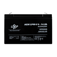 Аккумулятор AGM LPM 6V - 14 Ah p