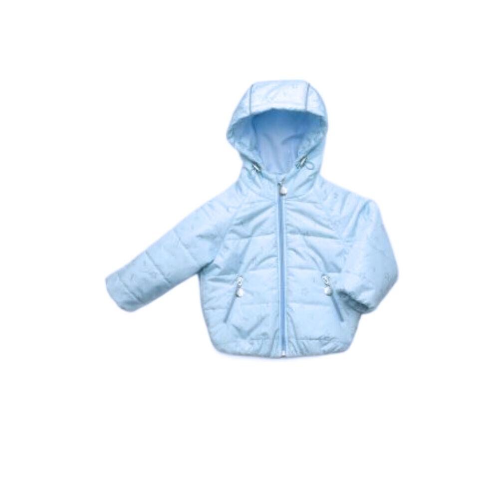 Куртка для малюків унісекс ТМ Модний карапуз - блакитний, 68 см (6 мiс.)