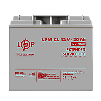 Акумулятор гелевий LPM-GL 12V - 20 Ah p