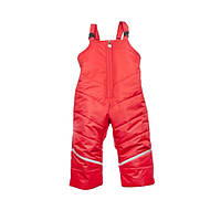 Напікомбінезон дитячий Trendy Tot 03-00892 зимовий зі шлейками та блискавкою від 1,5 до 6 років - червоний,