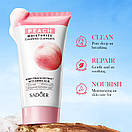 Пінка для обличчя Sadoer Honey Peach Extract з екстрактом персика та меду 150 g, фото 2