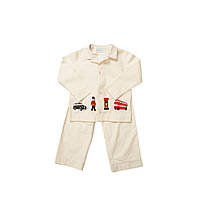 Дитяча піжама Trendy Tot 03-01386 сорочка на ґудзиках та штани від 5 до 9 років - 134 см (9 років)