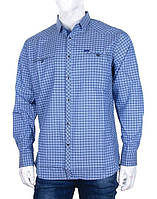 Стрейчевая рубашка с 2 карманами Hetai | XL-5XL