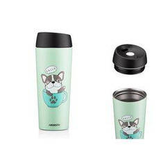 Термокухоль Ardesto Coffee time Frenchie, 450 мл, неіржавка сталь, зелений (AR2645DG)