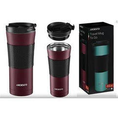 Термокухоль Ardesto To Go, 450 мл, неіржавка сталь, червоний (AR2645SMR)