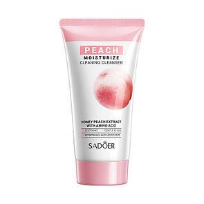 Пінка для обличчя Sadoer Honey Peach Extract з екстрактом персика та меду 150 g