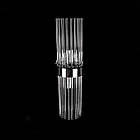 Бра скляне на 2 лампи E14 колір каркасу хром PM-P13-8239/2W/CH, фото 2