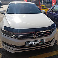 Дефлектор капота (мухобойка) Volkswagen Passat B8 2015-2019 (Турция)