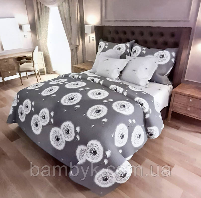 Постільна білизна ранфорс двоспальна бавовняна Golden Daisy кольорове Туреччина