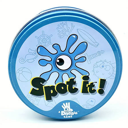 Настільна гра Spot it! Waterproof (Спот іт! На пляжі! Доббль або Знайди це!), фото 1