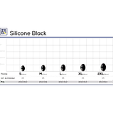 Стопор ZEOX Silicone Black XL ( 1 x 15шт ), фото 3