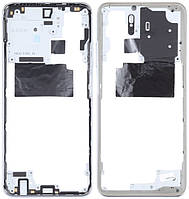 Рамка корпуса Xiaomi Redmi Note 10 4G/Redmi Note 10S белая Frost White (Pebble White)