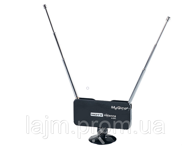 Антенна рожковая на присоске Mygica A30, DVB-T/Т2 p (ID#2102060120 ...