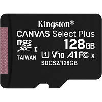 Карта памяти Kingston 128GB microSDXC Class 10 Canvas Select Plus 100R A1 (SDCS2/128GBSP) c