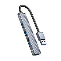 USB-хаб Orico USB3.0/2.0 HUB 4 port, Aluminum - AH-A13-GY КОД: 026