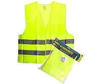 Жилет безпеки світловідбиваючий ЖБ-003 XL (yellow) p