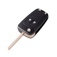 Викидний ключ, корпус під чіп, 2кн, Opel Astra 2, HU100 p