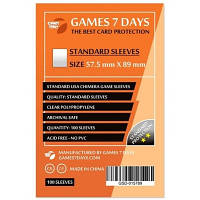 Протектор для карт Games7Days 57,5 х 89 мм, Standard USA Chimera, 100 шт (STANDART) (GSD-015789) h